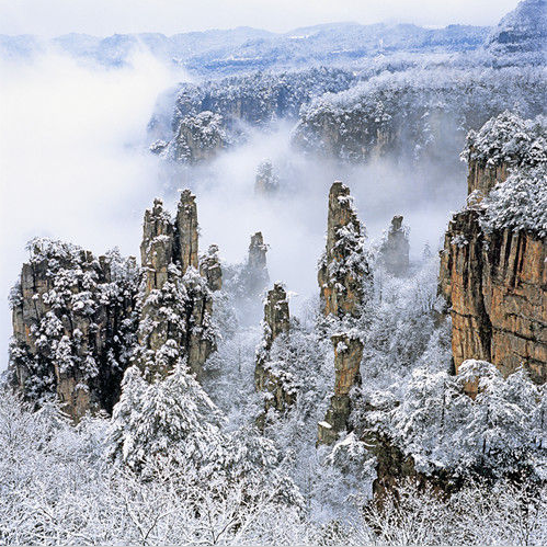 冬日张家界，1-2月邂逅冰雪奇峰与暖阳秘境