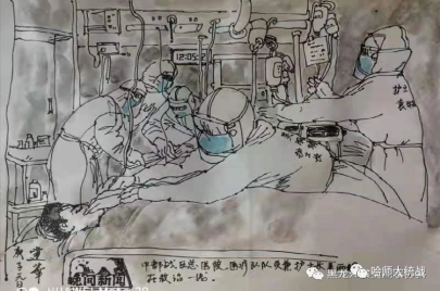 画笔为盾，色彩为光，抗击疫情插画里的温暖与力量